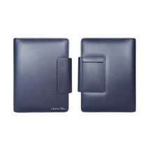 이니셜스 기본형 다이어리 / 이름 로고 각인 25절(A5) 32절(B6) 40절 6공 시스템 2023 업무용 플래너, 노블 와이드 기본형_네이비