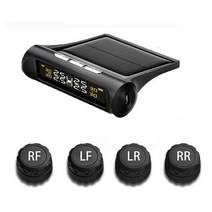 차량모니터 후방카메라모니터 미러링모니터 스마트 솔라 TPMS 자동차 타이어 압력 경보 모니터 시스템 LCD, 01 External