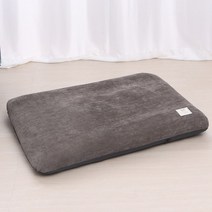 후랑이샵 강아지방석 쿠션 반려견 고양이 침대 벨벳 매트 XL sh5416*092938662Hw, 딥그레이_XL