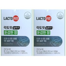 맞춤유산균 락토핏 솔루션1 둔감한 장 30캡슐, 2개