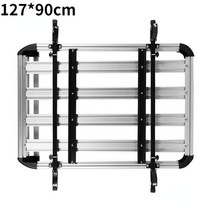 알루미늄 합금 160*100cm 더블 데크 자, 03 Silver 127x90cm