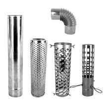 파파스 캠핑 화목난로 연통 60mm 엘보연통 홀잭보호 불티방지연통 화상방지연통, 홀잭 보호 연통