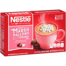 네슬레 핫 코코아 믹스 미니 마시멜로우 리치 밀크 초콜릿 6개입, 121.2g, 1개