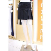 루이까스텔 골프웨어#2023#여성골프웨어#골프스커트#여성골프스커트#여자골프스커#골프캐주얼 S/S 여성 봄착장 A라인 솔리드 제오비 플리츠 큐롯스커트