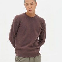 탑텐 22 FW 남자 캐시미어블렌드 라운드넥 긴팔 니트 PP