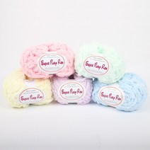 야나 슈퍼 베이비 론 (super baby ron) 수면양말만들기 수면양말뜨기 부드러운실 겨울실 망토실 목도리실 목도리뜨기, 38 (하늘)