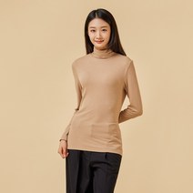 여 JAJU HEAT_터틀넥 티셔츠