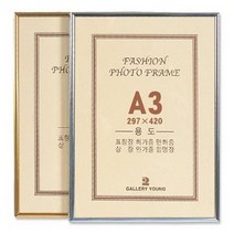 갤러리영 알루미늄 액자 A3 (금색), 금색 (M845213)