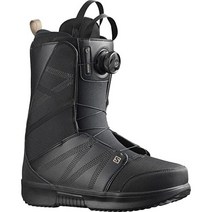 SALOMON 살로몬 스노우 보드 남성 부츠 TITAN BOA, 블랙/블랙/로스트 캐슈