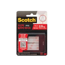 올드림 3M 초강력 듀얼락 탈부착 테이프 6730 761 2.54X7.62cm 2쌍, 단품