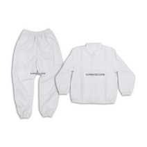 식품공장 위생복 작업복 크린룸복 방진복 흰색 다양한사이즈, 상의