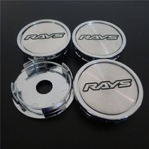Volk Rays Racing VR 52mm 림 커버 로고 엠블럼 배지 자동차 스타일링 액세서리 용 4pcs 58mm 휠 센터 캡 허브, A