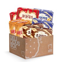 [냠냠상회] 크라운4종 초코하임47gx2개+화이트하임47gx2개+쿠크다스화이트77gx2개+버터와플135gx2개, 1세트x8p