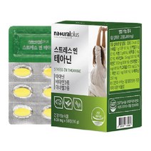 테아닌 효능 홍경천 감태 추출물 스트레스 엔 L-테아닌 비타민 미네랄 60정