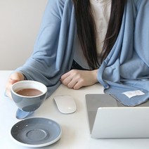 어라운드디 썸머블랑켓 v.4/여름담요 가디건 냉방병 얇은담요 무릎담요