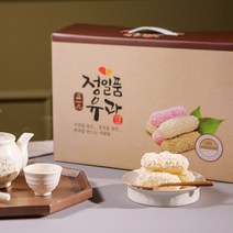 정일품 찹쌀 유과지함 1호 명절선물 설선물 한과선물 유과선물 선물세트, 1박스, 1kg