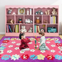 아이방러그 방수 키즈 유아 먼지없는 단모 러그 카페트