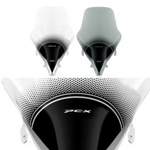 하템몰 19~20년식 PCX 전용 롱윈드스크린 80cm 국내생산 롱윈드쉴드, 클리어투명