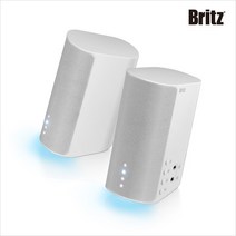 브리츠 BZ-LF11 화이트 (정품) 북셀프스피커 PC용 2.0채널 5W LED라이트 USB전원