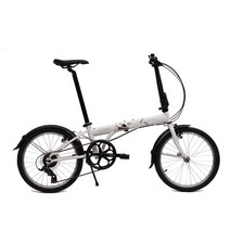 키후 오션스 자전거 미니벨로 접이식 50.8cm 7단, 화이트