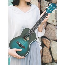 취미용 우쿨렐레 우쿠렐레 선물용 인치 소프라노 수박 패턴 프렛 파인애플 모양 현 하와이, 23인치, [베니어]클래식각인+액세서리+그레이코튼백