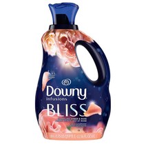 다우니 인퓨전 섬유 유연제 1.66L 블리스 스파클링 앰버 앤 로즈 Downy Infusions Laundry Fabric Softener