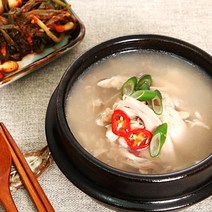 물맑은양평 닭 곰탕 즉석 간편 가정식 백숙 삼계닭 600g 3인분, 3팩