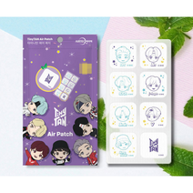 BTS 방탄소년단 타이니탄 마스크 천연아로마 에어패치 60X115mm1팩당8매 향기부착스티커 5팩묶음