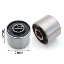 2 개/몫 GY6 엔진 마운트 부싱 중국 50cc 125cc 150cc 스쿠터 오토바이 22x28x10mm