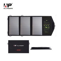 ALLPOWERS-접이식 태양 전지 패널 5V 18V 고효율 태양열 배터리 충전기 21W 여행용 휴대폰 아이폰, 5V21W_2