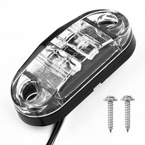 캠핑카제작부품 악세사리 보트 사이드 마커 전구 dc 10v-30v suv 버스 부품 ampamp 액세서리 방수 캐러밴 표시기 자동차 트럭 led 트레일러, 없음