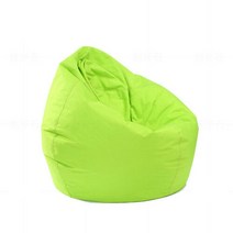 대형 게이머 beanbag 야외 게임 정원 팔 채워지지 않은 라운지 홈 soft lazy 아늑한 싱글 소파 커버, green+80cm x 90cm