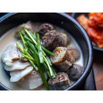 광안국밥 24시간 직접우려낸 사골육수 돼지국밥 4팩x750g 27000원!! (육수+고기+순대+양념장+새우젓)