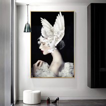 MINJING 3D전체DIY 큐빅 보석 십자수세트 인물 취미생활 비즈십자수dd02, 1세트, 70*100cm