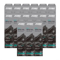 애경 2080 퓨어블랙치약 차콜민트 15개