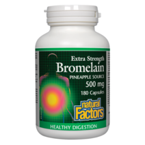 네추럴팩터스 브로멜라인 500mg 180캡슐 파인애플 붓기 소화효소 캐나다직구, 1개