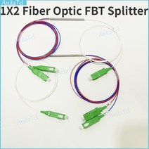 커넥터가있는 1x2 광섬유 FBT 분배기 30 개 SC APC 0.9mm SM 언밸런스 커플러 옵션 비율 10/90 45/55 20/80, [01] 5-95