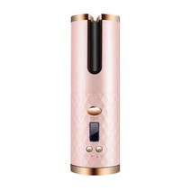 전자동 무선 고데기 여행 간편 USB 충전 롱 웨이브 스타일링 신기 고데기, 하나