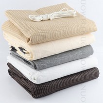 TPU창 패널 사용자 정의 95% 음영 차양 그물 짙어지면서 안티 자외선 태양 그늘 정원 발코니 양산 항해 안뜰 개인 정보 보호, [12] Beige 0.9X2.7m