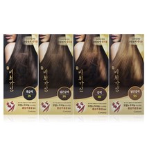 코리아나 비취가인 윤기모 크림염색 (1제 60g 2제 60g), 갈색, 1개