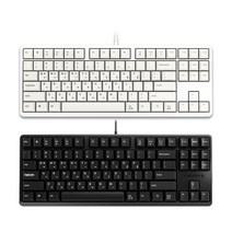 체리 CHERRY G80-3000S TKL 무보강 텐키리스 게이밍 기계식키보드, 갈축, 블랙