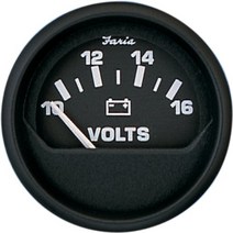 Faria 12821 Euro Voltmeter (3003.3439) null, 1, Black