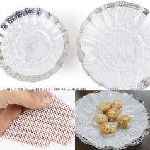 유디씨티 실리콘 원형 찜시트 대 실리콘찜기깔개 메쉬찜시트