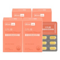 스키니랩 비타민 13종+미네랄 8종 종합비타민 30정(1개월분), 4박스