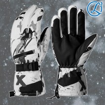 라르고 360도 보온 방수 스키 방한 장갑, 360도 장갑 블랙(LG-01)