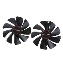 5700XT 1/2 개 95mm FD10015M12D 6 핀 그래픽 카드 냉각 팬 사파이어 RX 5700XT RX5700 RX5600XT VGA 쿨러, 02 B
