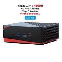 게임패드 PC용 게임패드 AMD-라이젠 R5 4500U R7 2700U 3750H 4800U 미니 PC 베가 그래픽 포함 4K UHD Nvm, 01 No RAM No Storage_04 EU, 04 AN1 Pro R5 4500U