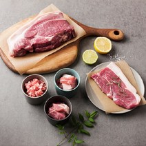 버크셔K 삼겹살 목살 앞다리살 뒷다리살 갈비, 버크셔K 목살 수육 1000g