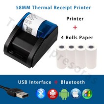 튜브 자동 스탬프 라벨링 미니 케어 넘버링기 라벨기 프린터 58 데스크탑 출납원 열, USB 블루투스, 영국 플러그