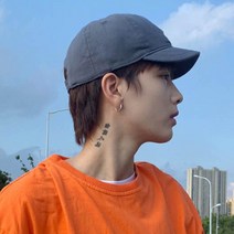 에이치플러스몰 착시모자 얼굴이 작아보이는 숏챙 무지볼캡 여름 커플